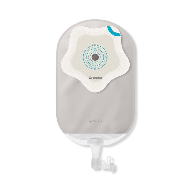 SenSura Mio Kids 1-Piece Open Ostomy Pouch with Soft Outlet, Midi, EasiClose Outlet, Cut-to-Fit, Neutral Gray, 3/8" to 1-3/8" Stoma - 18713 - 10 Each