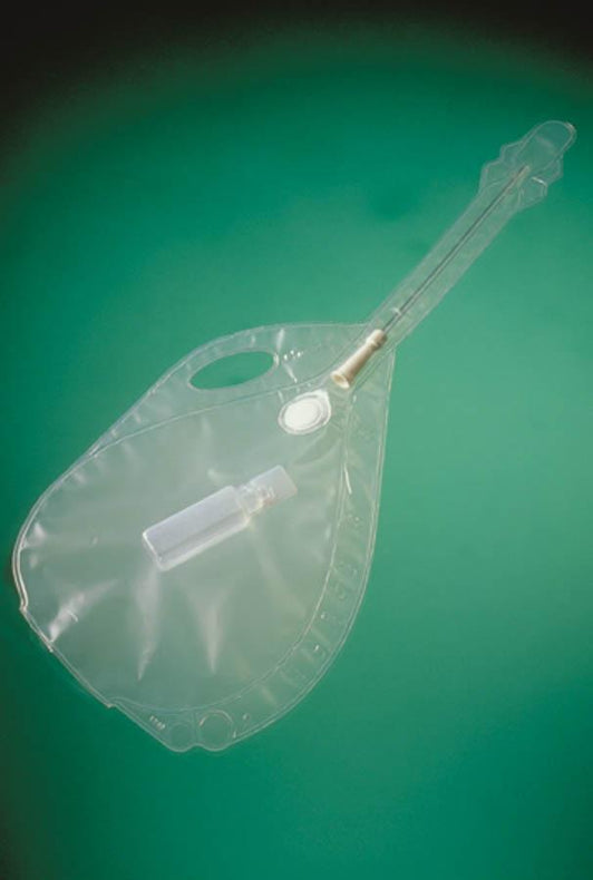 Coloplast SureCath Sterile Closed System Intermittent Catheter Set with Straight Tip and Hydrophilic Coating, No Insertion Supplies, 1,200 mL, 14 Fr x 14" - 28028 - 20 Each