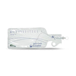 Coloplast Self-Cath Sterile Closed System Prelubricated Soft Intermittent Catheter with Olive Coude Tip, Guide Stripe, No Insertion Supplies, 1,100 mL, 16 Fr x 16" - 2816 - 50 Each