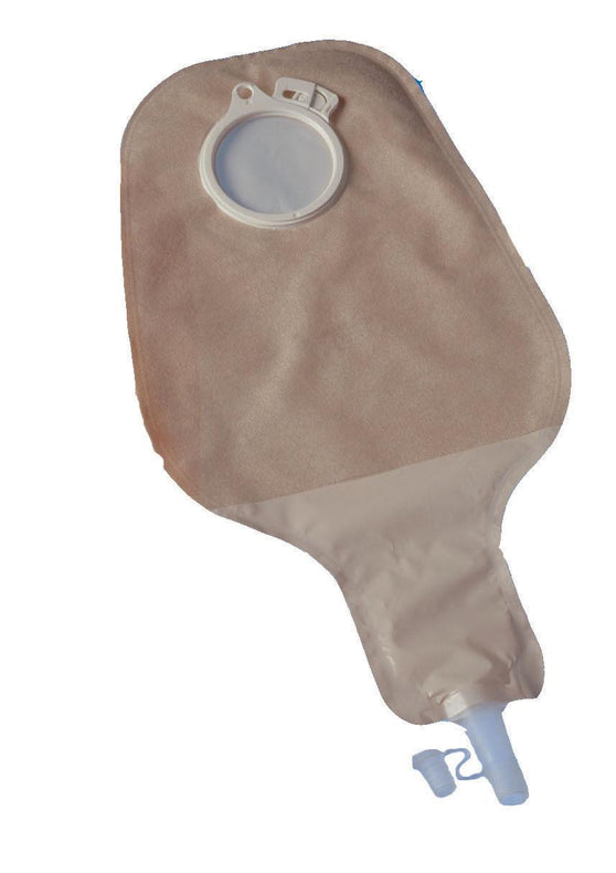 Assura 12-1/2" / 750 mL High Output Drainable Pouch, Opaque, Blue Code, 2-Piece Ostomy - 2847 - 10 Each