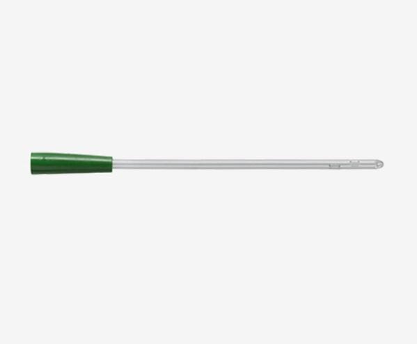 Coloplast Male Self-Cath Plus Sterile Intermittent Catheter with Tapered Olive Coude Tip, Guide Stripe, Hydrophilic Coating, 14 Fr x 16" - COI4614
