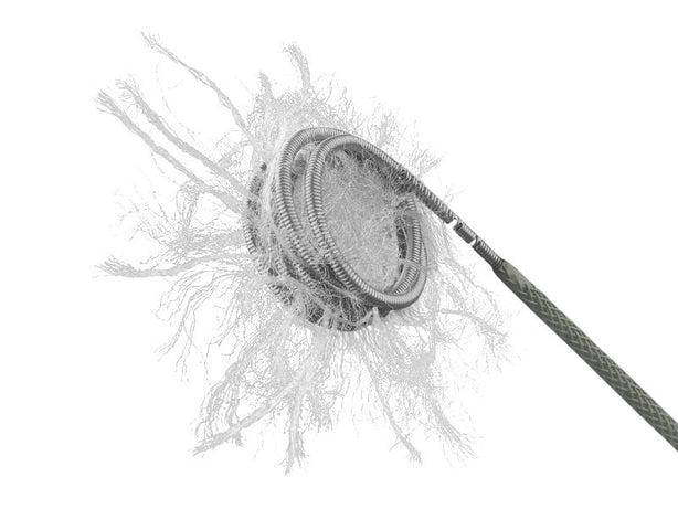 Cook and Delivery System MReye Flipper Detachable Embolization Coil with 3 Loops, 0.041" Dia. Recommended Catheter ID / End Hole, 8 cm L Extended Embolus, 8 mm Dia. Coiled Embolus - G48359 - 1 Each