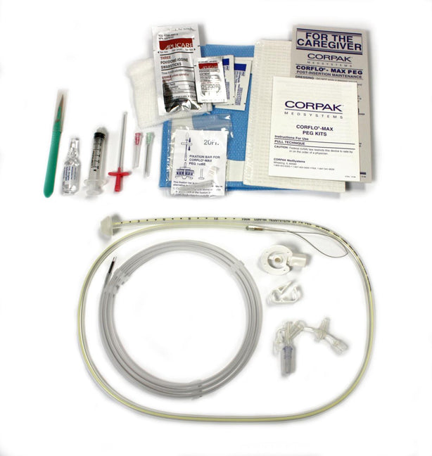 Avanos Medical, Inc. Corflo Max Percutaneous Endoscopic Gastrostomy PEG Kit 30-6016 - 2.0 Kit - MDL-COR306016