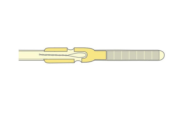 Avanos Medical Nasogastric / Nasointestinal Corflo Feeding Tube, Ultra NG, with Stylet, 12 Fr, 43" L - 40-7432 - 1 Each
