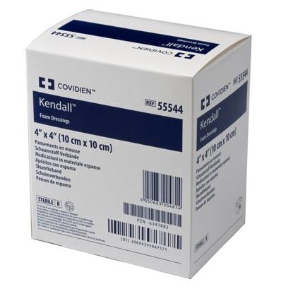 CARDINAL HEALTH Kendall Sterile Hydrophilic Foam Wound Dressings 55555 50 Each-MDL-COV55555
