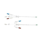 Medtronic Hemodialysis MAHURKAR Elite Acute Triple Lumen Catheter Tray, Straight Extensions With IC Safety Components, 12.5 Fr / Ch (4.2 mm) x 30cm - 8888231430 - 1 Each