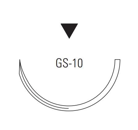 Medtronic Surgipro-II Surgilon Suture, Black, Size 2/0, 5 x 30", GS-10 Needle - 88861932-51 - 36 Each