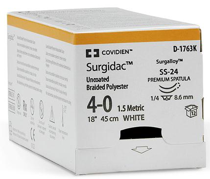 Medtronic Usa Surgidac Polyester Suture D-1683K - 12.0 Each