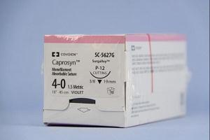 MEDTRONIC USA Violet Caprosyn Sutures SC-5590G 12 Each - MDL-COVSC5590G