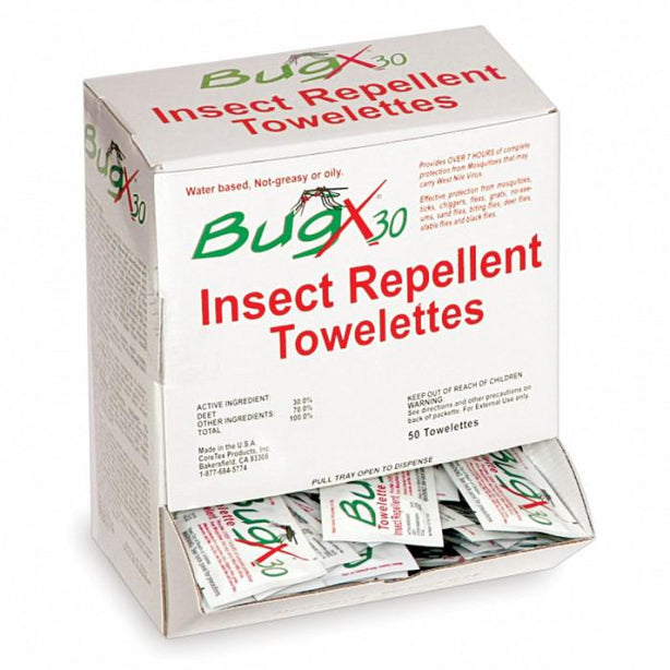 CORETEX PRODUCTS, INC. Insect Repellent Towelettes 12644 50 Each - MDL-CPA12644