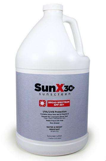 Coretex Sun X 30+ Broad Spectrum Sunscreen Lotion, Spf 30, 1 gal. - 71771 - 1 Each