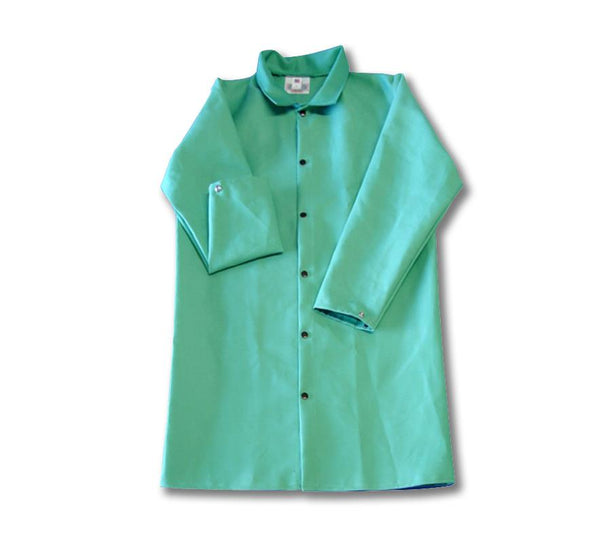 40" Green FR Cotton Jacket - 601-GR-2XL - 1 Each - MDL-CPB601GR2XL
