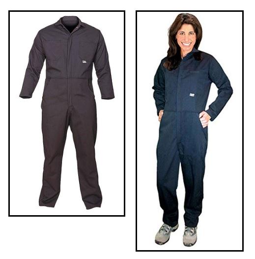 Chicago Protective Indura Ultrasoft Coveralls, 9 oz., Navy, Size XL - 605-USN-XL - 1 Each