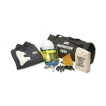 Arc Flash Protection Kits with Coveralls - AG8-CV-XL-10 - 1 Kit - MDL-CPBAG8CVXL10