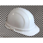 Chicago Protective Protective White Plastic Slotted Hard Cap - CPBHCWHITESLT