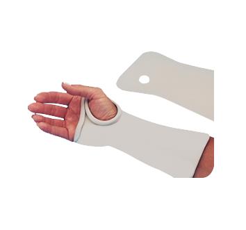 Chesapeake Medical Precut Blank Thumb Hole Wrist Cock-Up Splint with 1/8" Excel Thumb Hole, Size L - CM502-3 - 3 Each