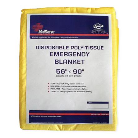 Medsource Labs Medsource Mylar Emergency Blankets MS-B300 - 1.0 Each - MDL-CPEMSB300