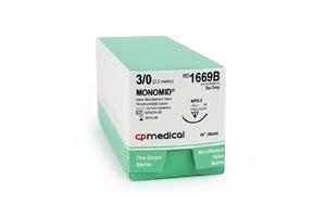 Cp Medical Monomid Nylon Nonabsorbable Sterile Sutures - CPQ1669B