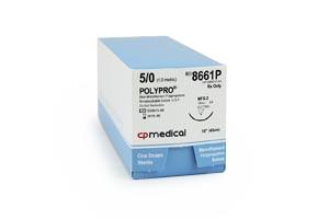 Cp Medical Polypro Non-Absorbable Needled Suture 8661P - 12.0 Each - MDL-CPQ8661P