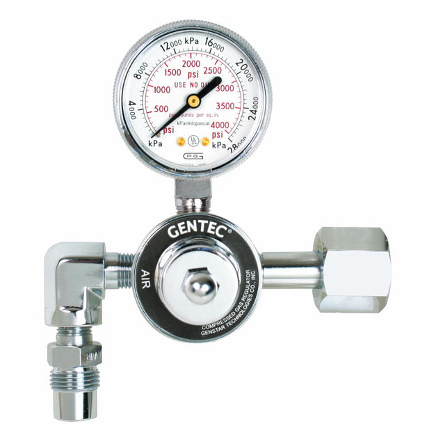 Genstar Technologies Co Oxygen EMT Brass Regulator, Air, Check Valve, 50 psi, 346 CGA - 195M-346-D - 1 Each
