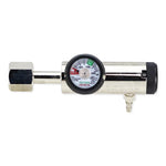 Genstar Technologies Co EMT Brass Regulator, Oxygen, Barb Outlet, 2 Check Valves, 540 CGA, 0 lpm to 25 lpm - 286MB-25L2 - 1 Each