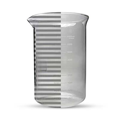 Cole Parmer Essentials Plus Low-Form Class A Borosilicate Glass Beaker, 5000 mL - EW-34503-37 - 1 Each