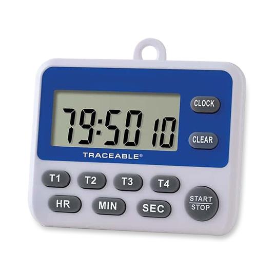 Cole Parmer Traceable Alarm Timer and Stopwatch with Calibration 94461-27 - 1.0 Each