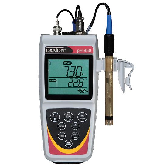 Oakton Instruments / Cole-Parmer Inst Waterproof pH 450 Meter - CPWWD3561830