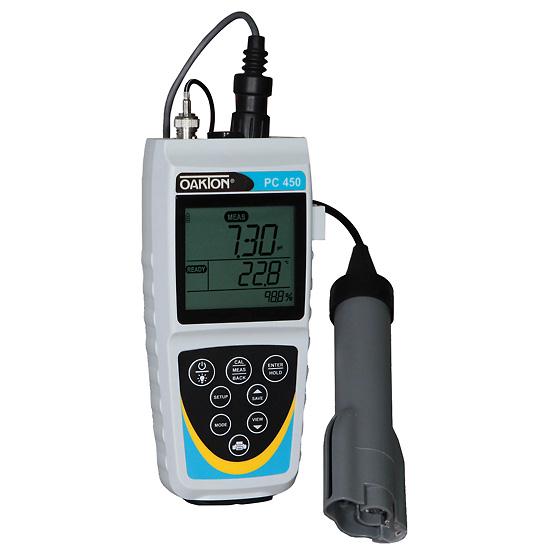 Oakton Instruments Cole-Parmer Inst Waterproof Meter, Ph / Con 450, Precalib, W/Combi Probe - WD-35630-11 - 1 Each