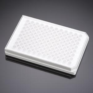 Corning Life Sciences Falcon Plate 353296 Clear Flat-Bottom Assay Microplate with Lid, 96-Well, Sterile - MDL-CQR353296 - 50 Each