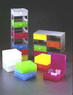 100 Place Microtube Box with Hinged Lid, PP - R8300 - 1 Each - MDL-CQRR8300