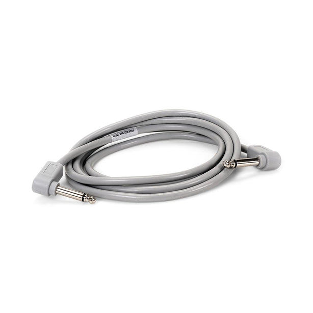 Crest Nurse Call Connector 101968-12 Adapter Cable, 1/4" 2-conductor Plug to 1/4" 2-conductor Plug, Grey, 12' - MDL-CRE101968-12 - 1 Each