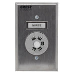 Crest Patient Receptacle Station, Edwards, 1-Gang - 7930LC - 1 Each
