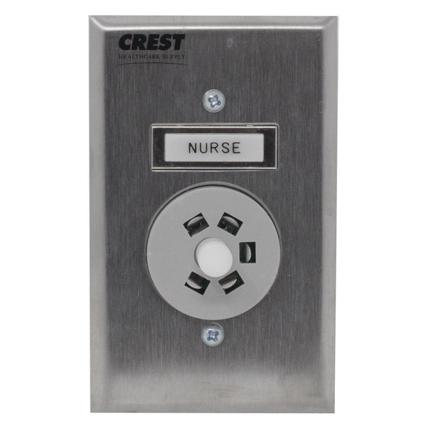 Crest Patient Receptacle Station, Edwards, 1-Gang - 7930LC - 1 Each