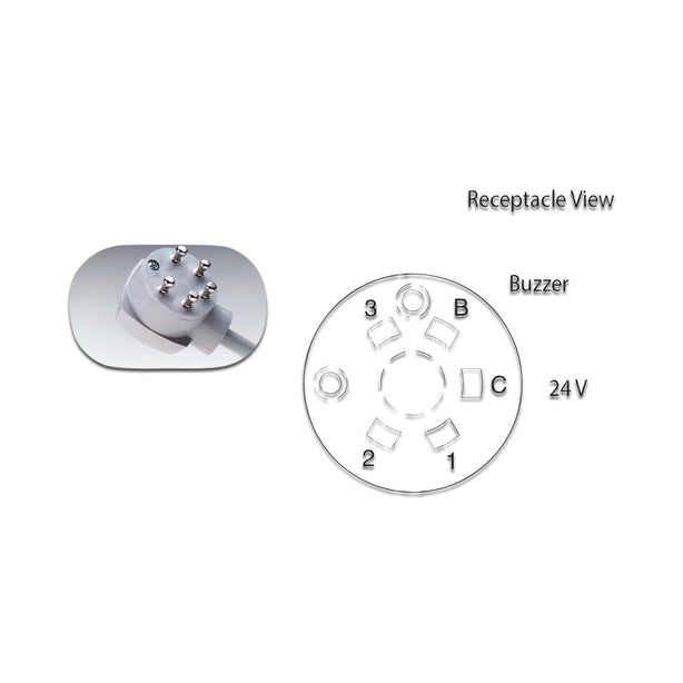Call Cord 5-Pin Replacement Plug - 75 - 1 Each - MDL-CREP75