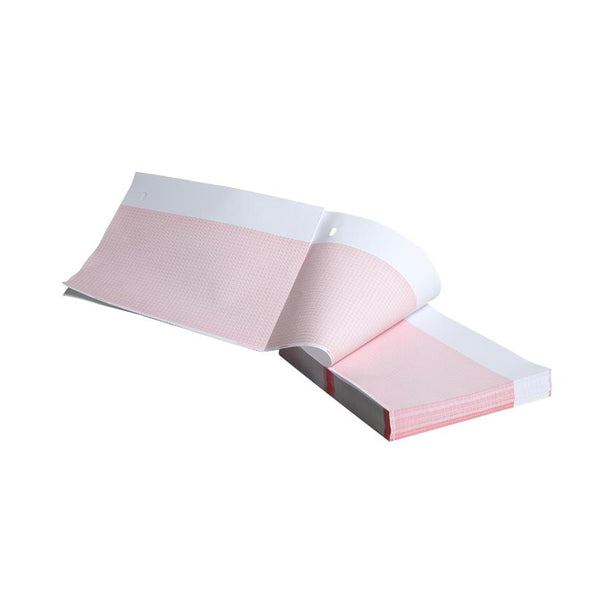 GE ECG Recording Thermal Grid Paper, 155 mm, 150 Sheets/Pack, 16 Packs/Case - 2104771-001 - 150 Each