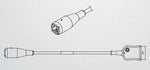 GE IV Pressure InvBP Transducer Adapter Cable for Transpac Iii/Iv - 2021196-001 - 1 Each