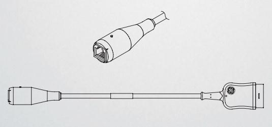 GE IV Pressure InvBP Transducer Adapter Cable for Transpac Iii/Iv - 2021196-001 - 1 Each