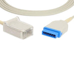 GE Adapter SpO2 Cable Interface, 12', Compatible with Masimo, Marquette, Pacific Medical and Tenacore Monitoring Equipment - 2027263-002 - 1 Each
