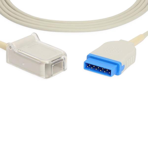 GE Adapter SpO2 Cable Interface, 12', Compatible with Masimo, Marquette, Pacific Medical and Tenacore Monitoring Equipment - 2027263-002 - 1 Each