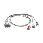 Ge 3/5 Lead Cables ECG Leadwire Set, 3-Lead, Snap, AHA, 130 cm, 51" - 411203-002 - 1 Set