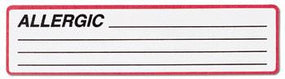 Carstens Alert / Instruction Labels 1646-01 - 1.0 Roll