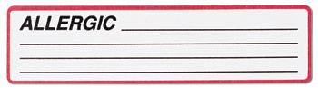 Carstens Alert / Instruction Labels 1646-01 - 1.0 Roll