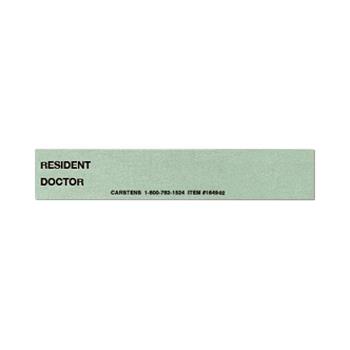 Resident/Dr ID Labels - 1659-02 -  - MDL-CRT165902