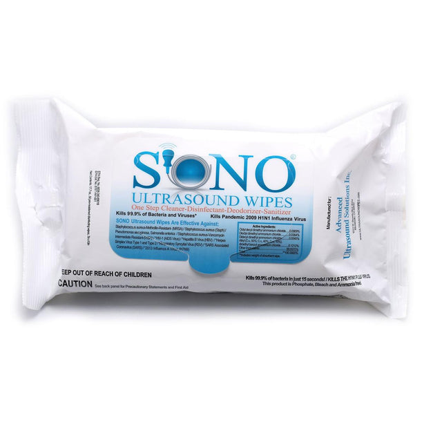Sono Ultrasound Wipe, 7" x 8", 80 per Pack - 23487 - 6 Each