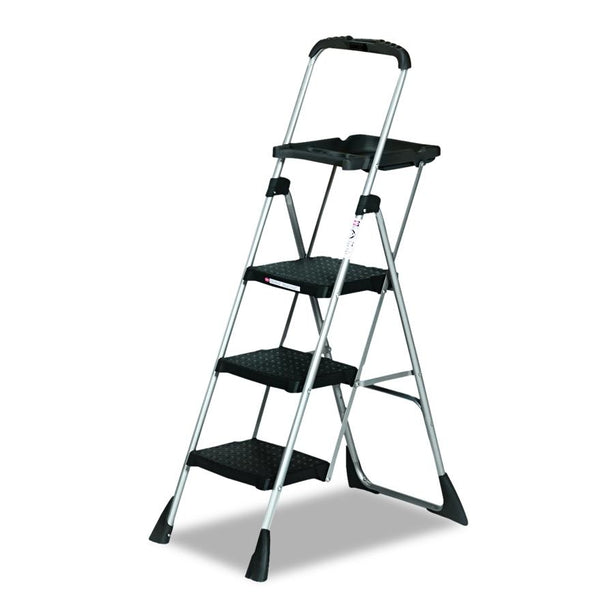 Cosco Products Max Work 3-Step Steel Platform Ladder - CSC11880PBLW1