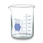 Dwk Life Sciences KIMAX Colorware Glass Blue-Coded Griffin Beaker, Low Form, 400mL - CSX14000B400