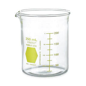 Dwk Life Sciences KIMAX Low Form Griffin Colorware Glass Beakers - CSX14000Y250