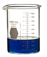 DWK Kimble 14005-1000 Heavy Low Glass Beaker with Scale, 1,000 mL - MDL-CSX140051000 - 24 Each