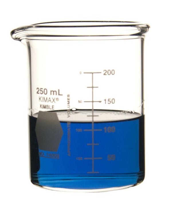 Dwk Life Sciences Kimble Heavy Low Scale Beakers 14005-250 - 48.0 Each - MDL-CSX14005250